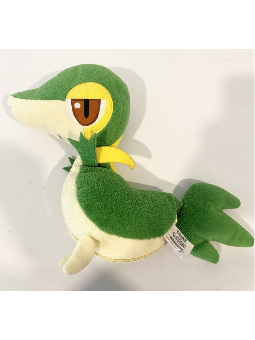 Pokémon Snivy Reversible Poké Ball Plush TOMY 2013 Transforming Zip 3+